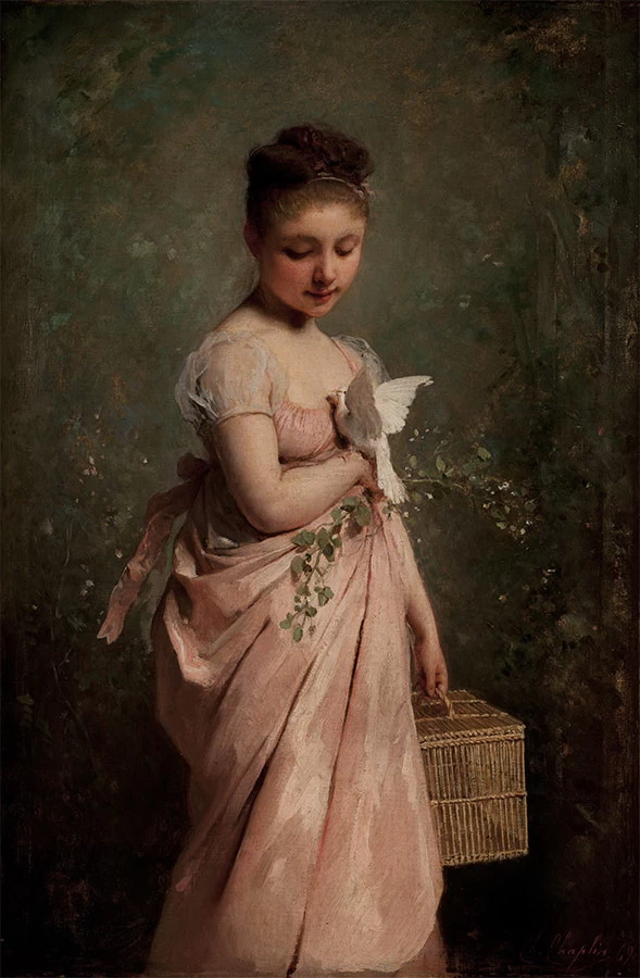Ragazza con colomba - Museo Nacional de Bellas Artes de Cuba